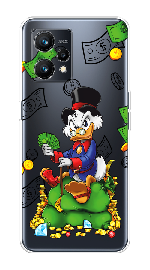 

Чехол на Realme 9 4G "Scrooge Richness", Черный;синий;зеленый, 258750-1