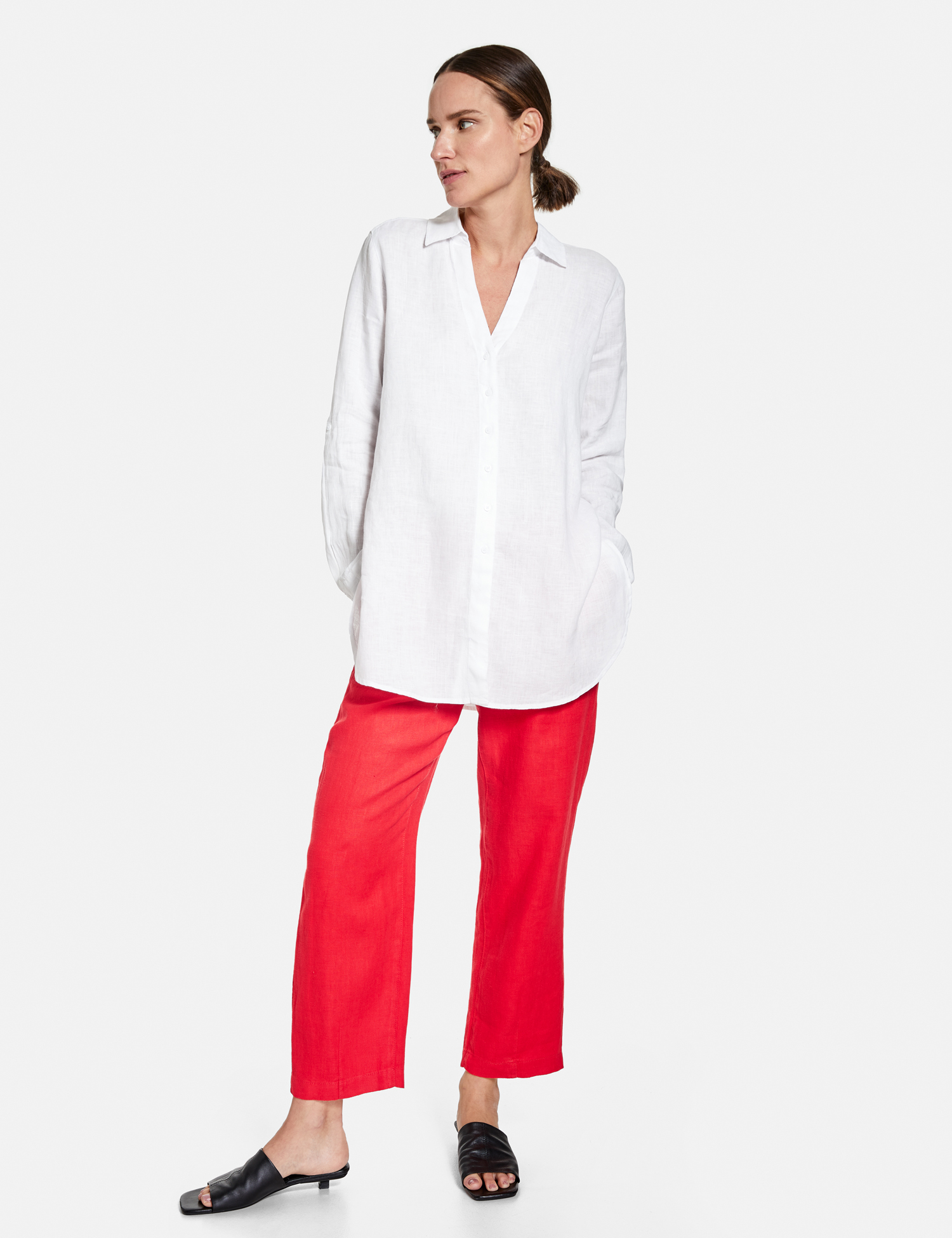 

Брюки женские Gerry Weber 622083-66225-60691- красные 44R, 622083-66225-60691-