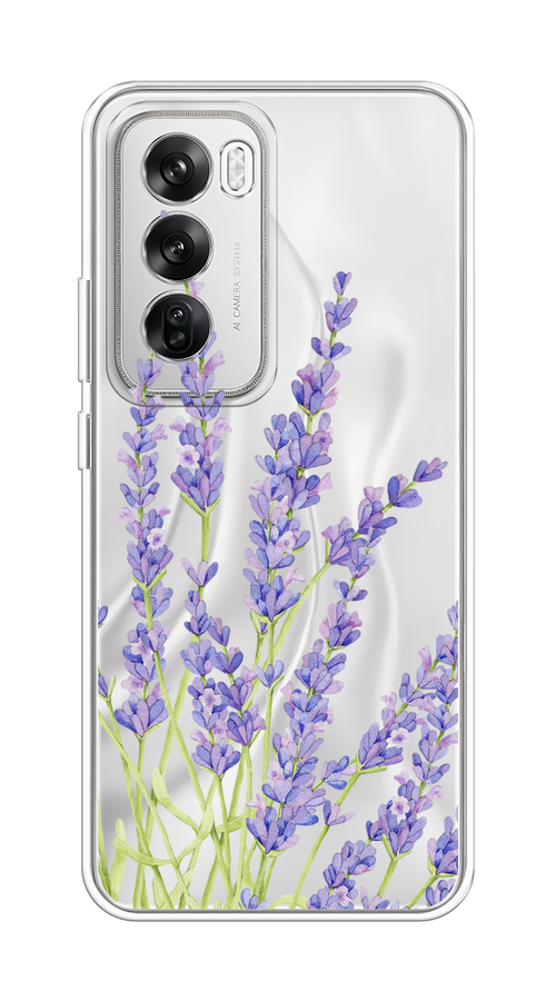 

Чехол на Oppo Reno 12 "Лавандовые стебли", Фиолетовый;зеленый, 2517450-1