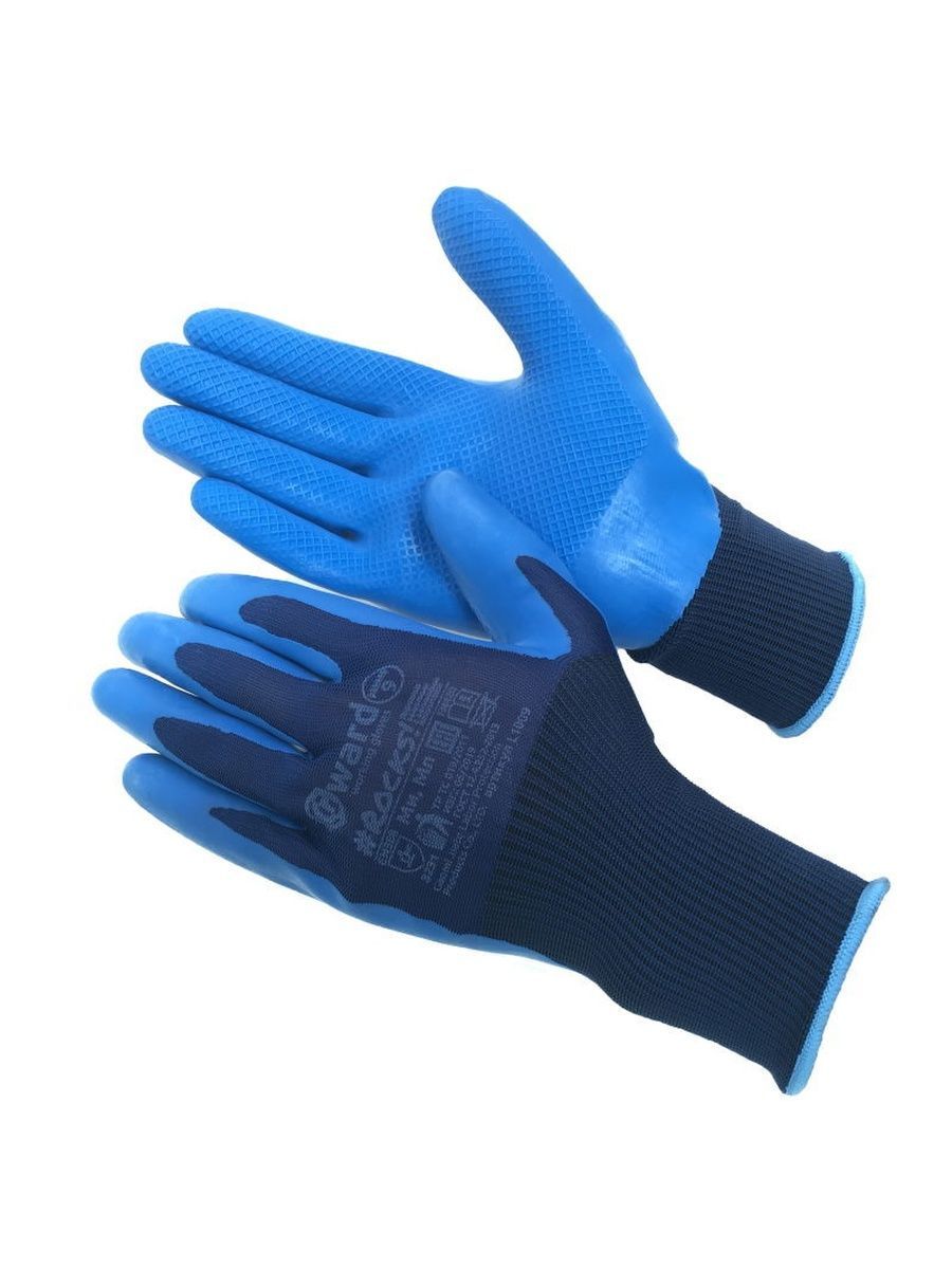 Нейлоновые перчатки Gward, Rocks, размер 10,XL, 6пар перчатки защитные нейлоновые с п у покр jetasafetyjp01g серый 10 xl12п уп