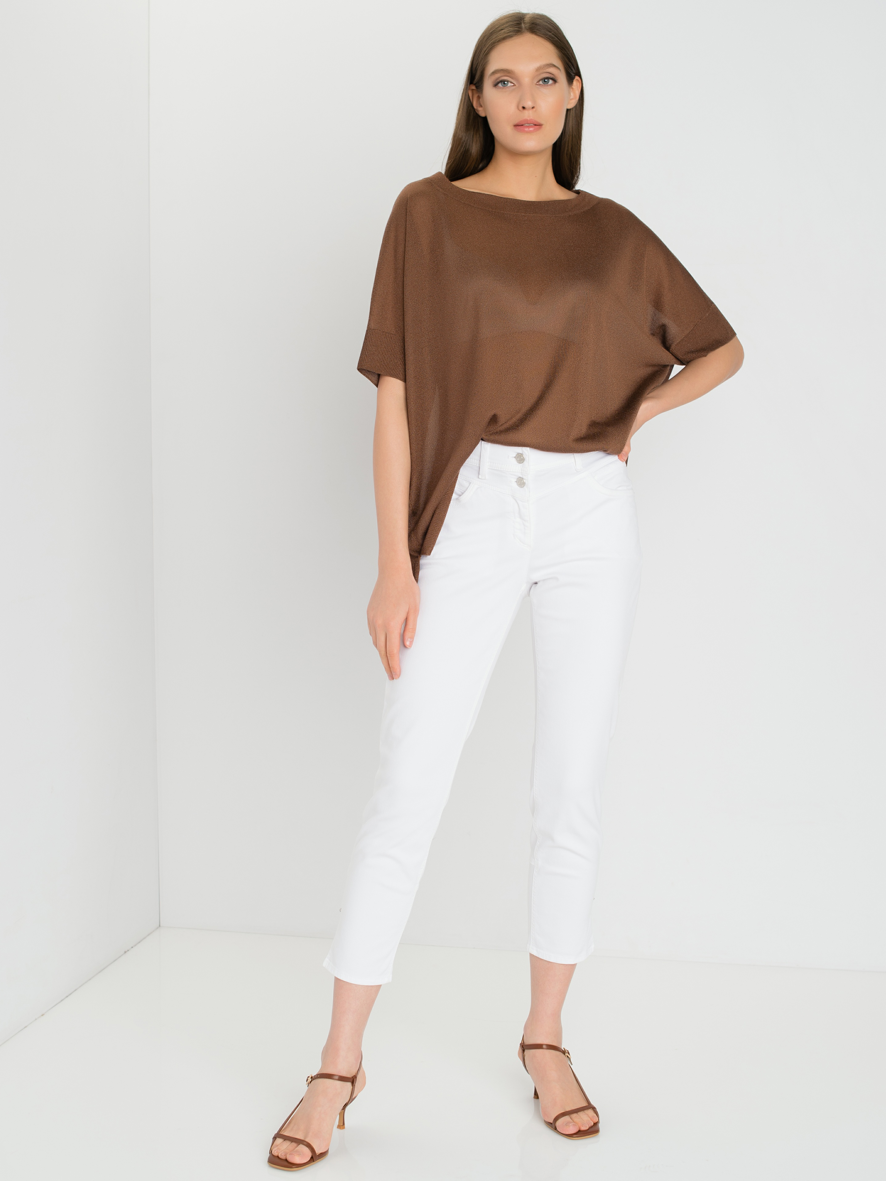 

Джинсы женские Gerry Weber 622081-67710-99600- белые 36R, 622081-67710-99600-