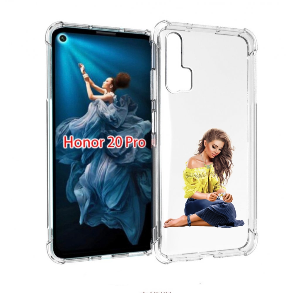 

Чехол бампер MyPads миленькая-девочка женский для Honor 20 Pro п, Прозрачный, Tocco