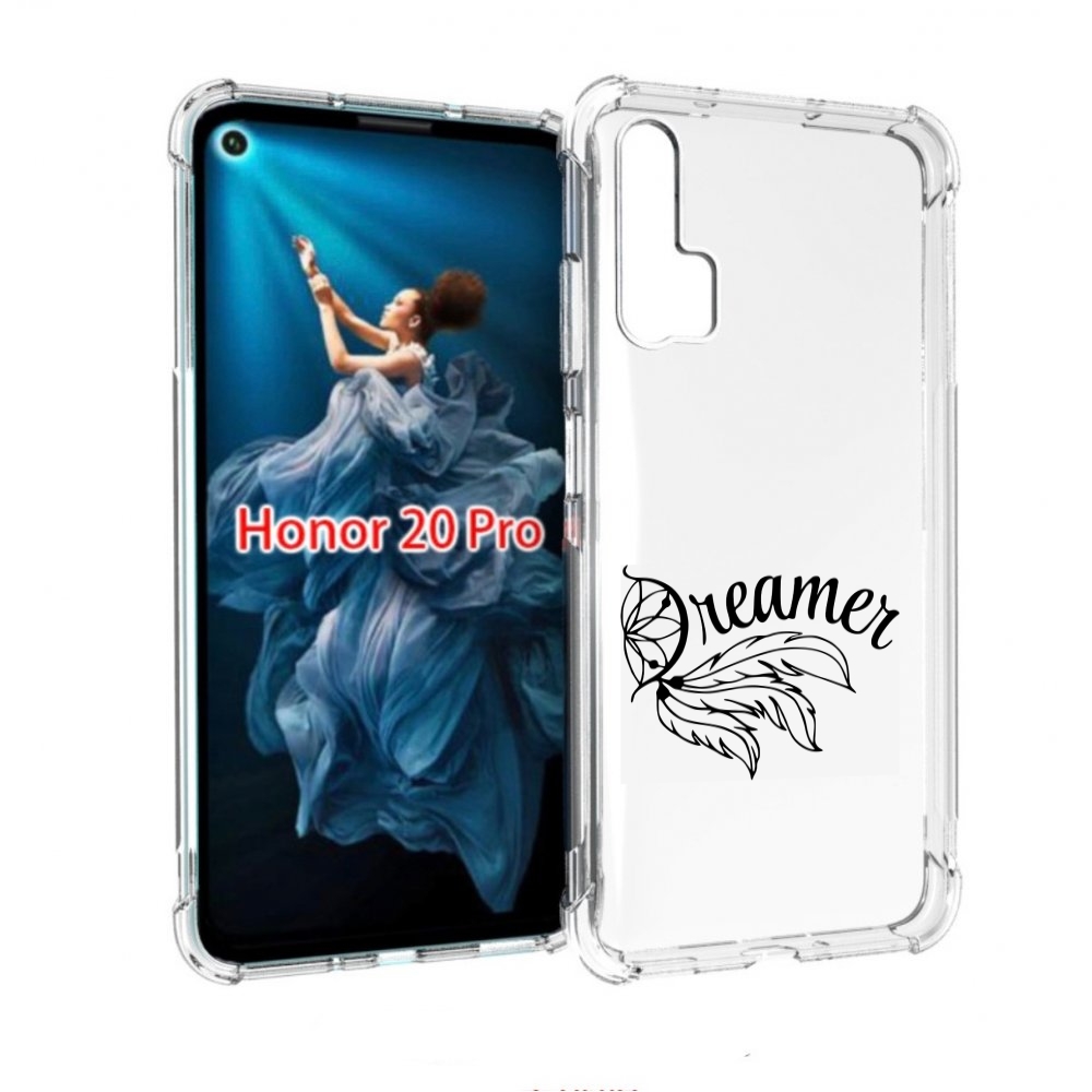 

Чехол бампер MyPads мечтадел для Honor 20 Pro противоударный, Прозрачный, Tocco