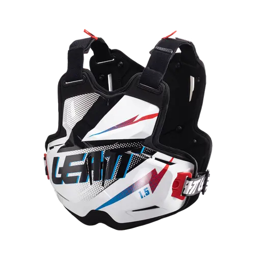 Защита панцирь Leatt Chest Protector 1.5 Torque, Black/White, OS, 2024 (5024060300)