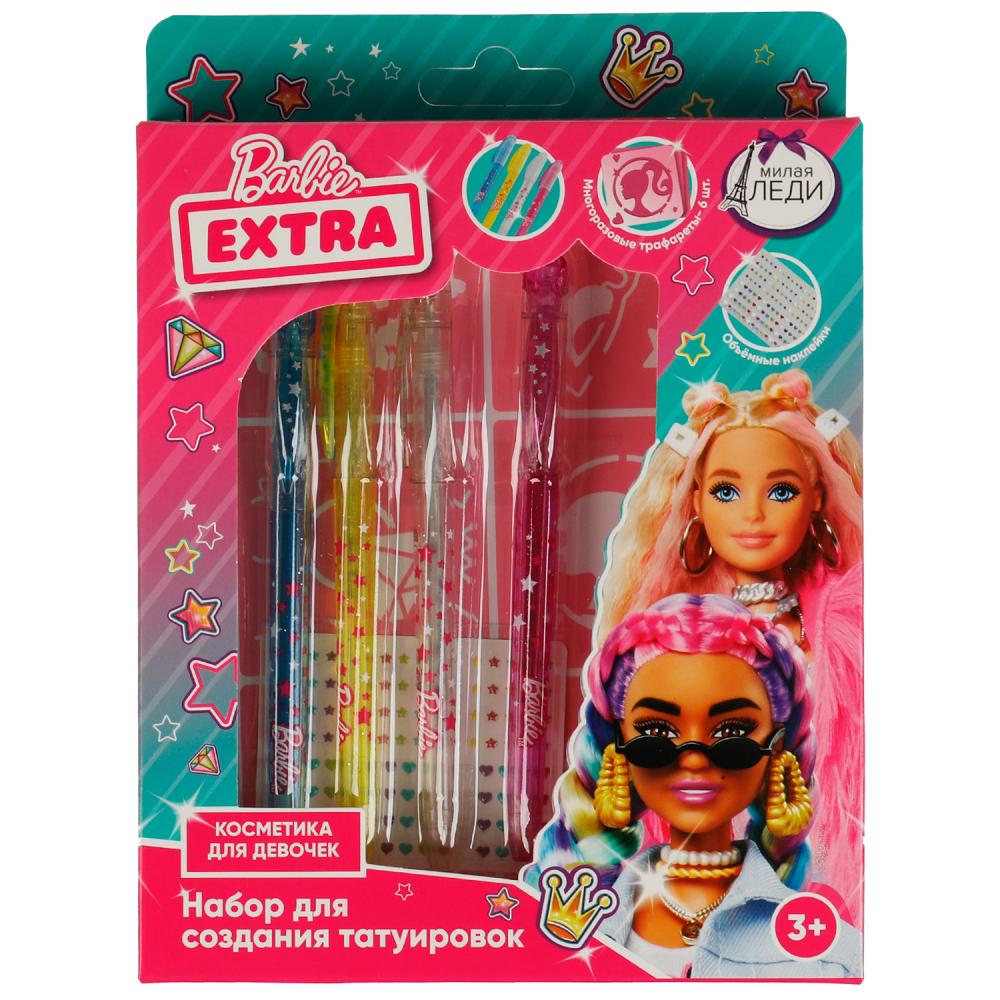 

Набор для создания тату Милая Леди Barbie с ручками 337480, Розовый;синий;желтый