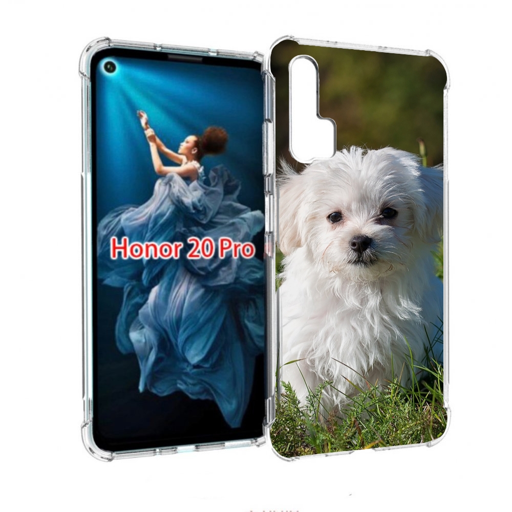 

Чехол бампер MyPads мальтииская-болонка для Honor 20 Pro против, Прозрачный, Tocco