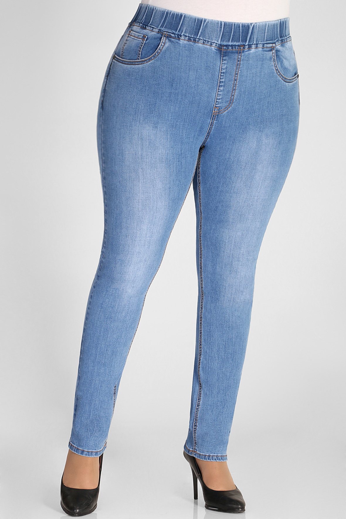 

Джинсы женские AlmondShop М-12 7201.С1 синие 52 RU, М-12 7201.С1