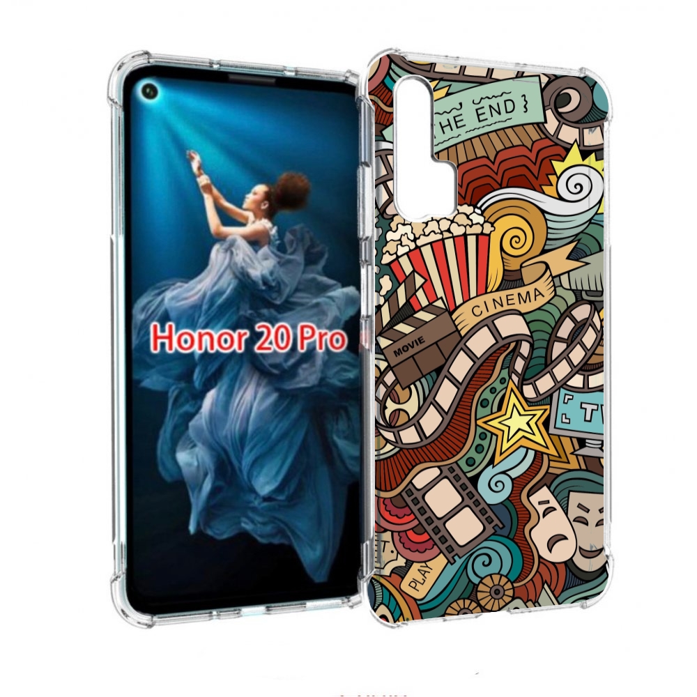 

Чехол бампер MyPads любимое кино для Honor 20 Pro противоударный, Прозрачный, Tocco