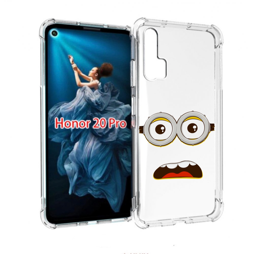 

Чехол бампер MyPads лицо-миньона для Honor 20 Pro противоударный, Прозрачный, Tocco