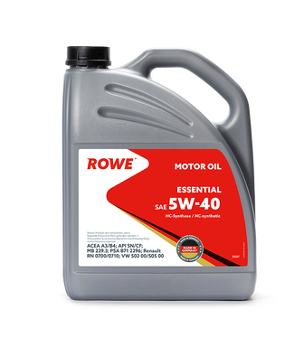

Моторное масло ROWE 20367-453-2A ESSENTIAL SAE 5W40 4л