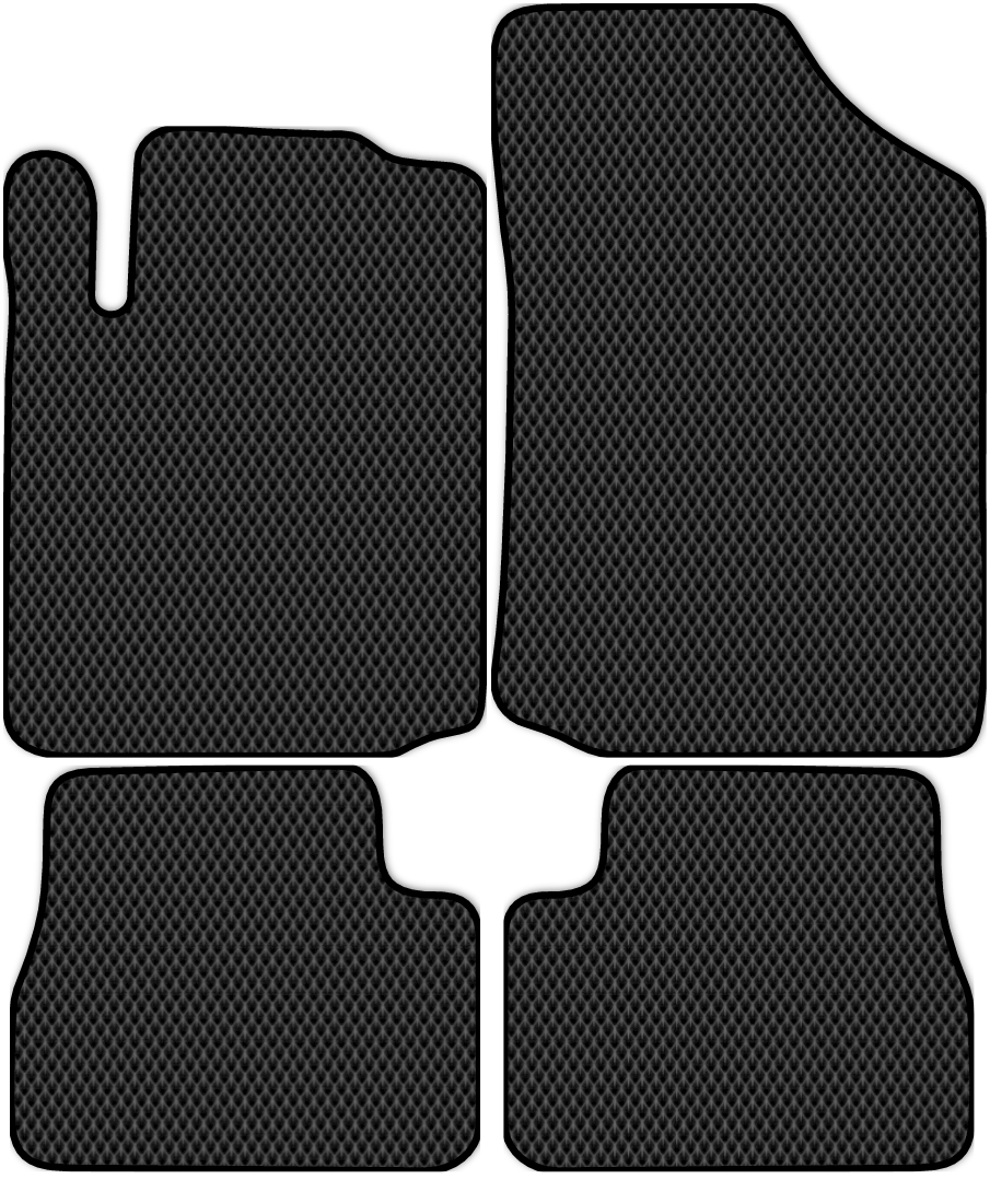 

Коврики ЭВА в салон для Citroen C3 2001 - 2014, 4 шт. черный, 1802-S4NL-H