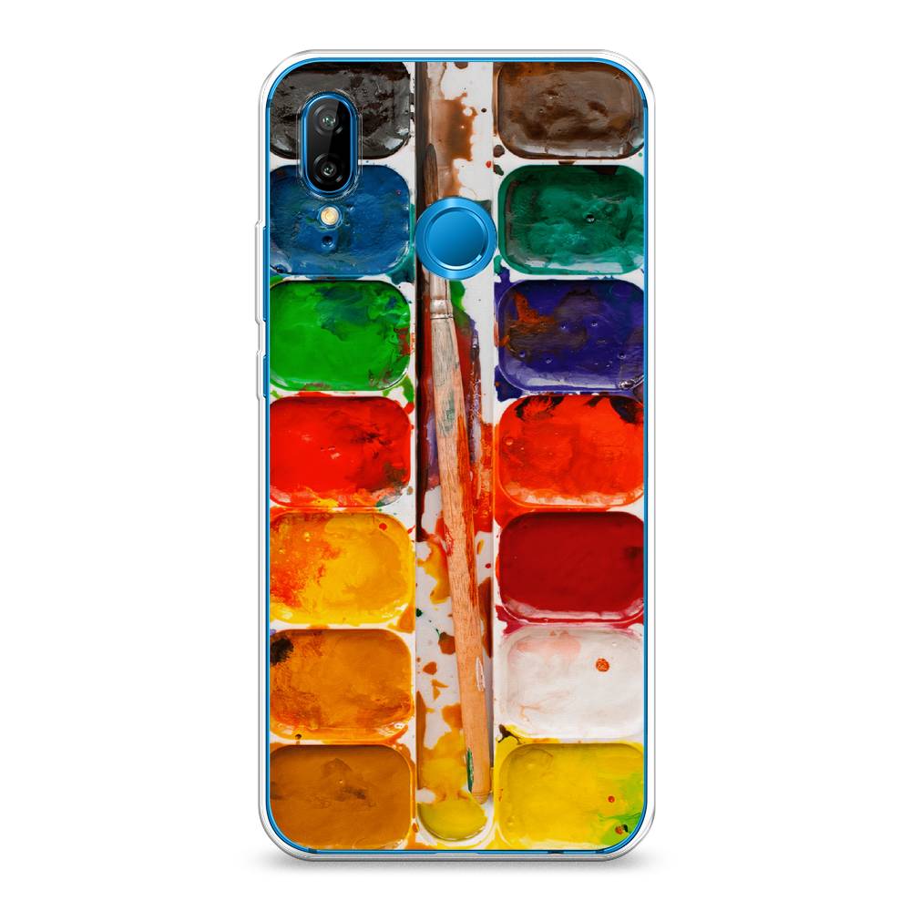 

Чехол на Huawei Nova 3E "Акварель", 65650-4