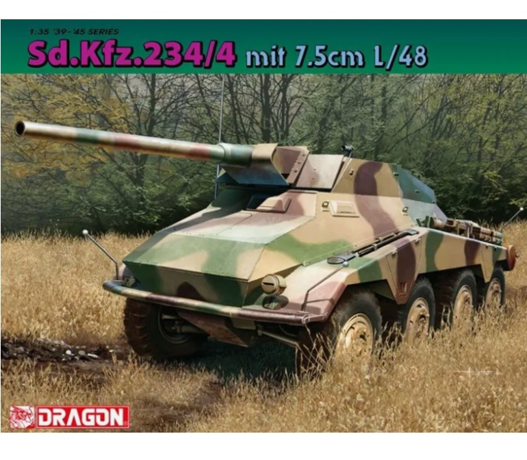 

6814Д 1/35 Sd.Kfz.234/4 mit 7.5cm L/48