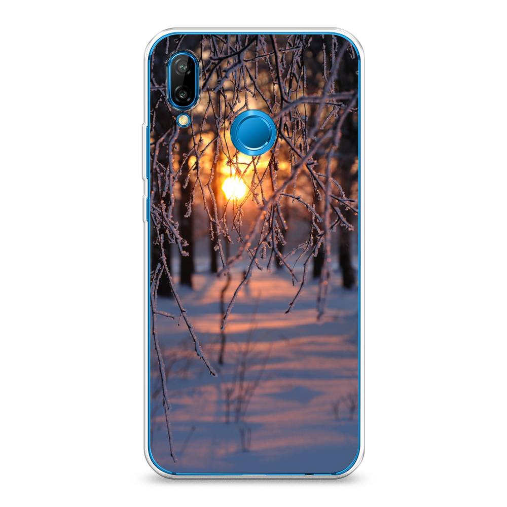 

Чехол на Huawei Nova 3E "Зима 7", Оранжевый;розовый;черный, 65650-2