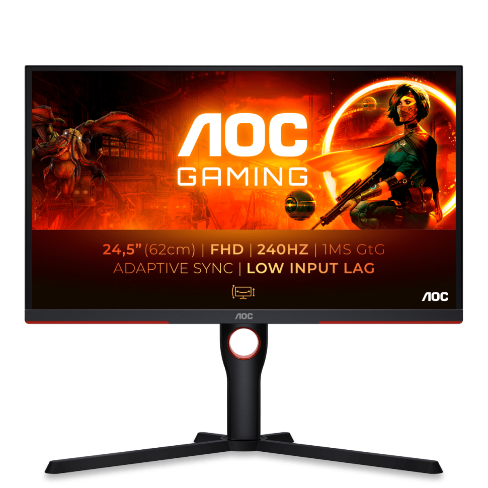 фото Монитор aoc 25g3zm/bk 24.5" черный (25g3zm/bk)