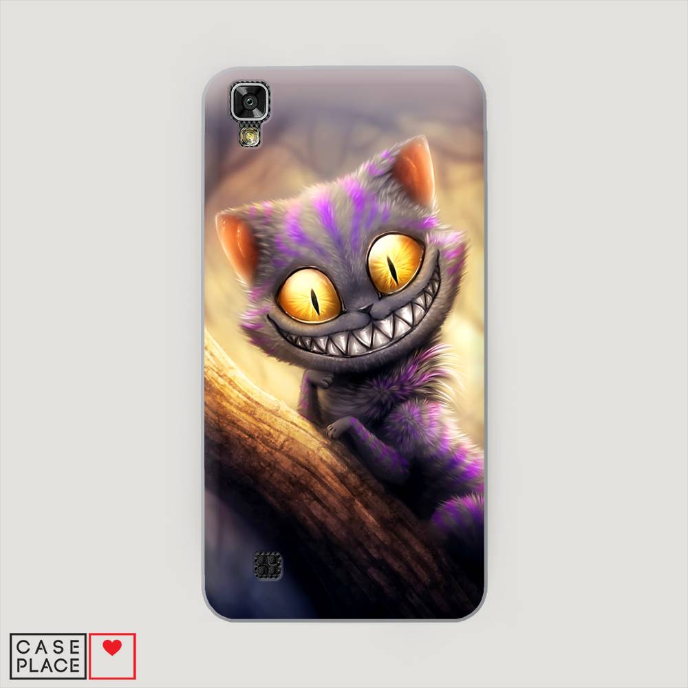 

Чехол Awog на LG X Power (K220DS) "Cheshire Cat", Фиолетовый;желтый, 82350-1