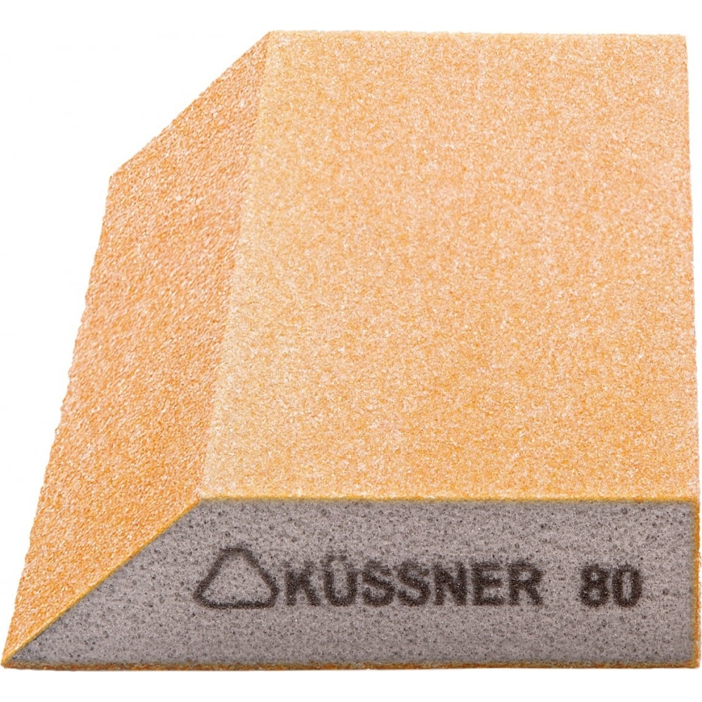 

Шлифовальный брусок KUSSNER Р80, трапеция Soft, 125x90x25 мм 1000-250080
