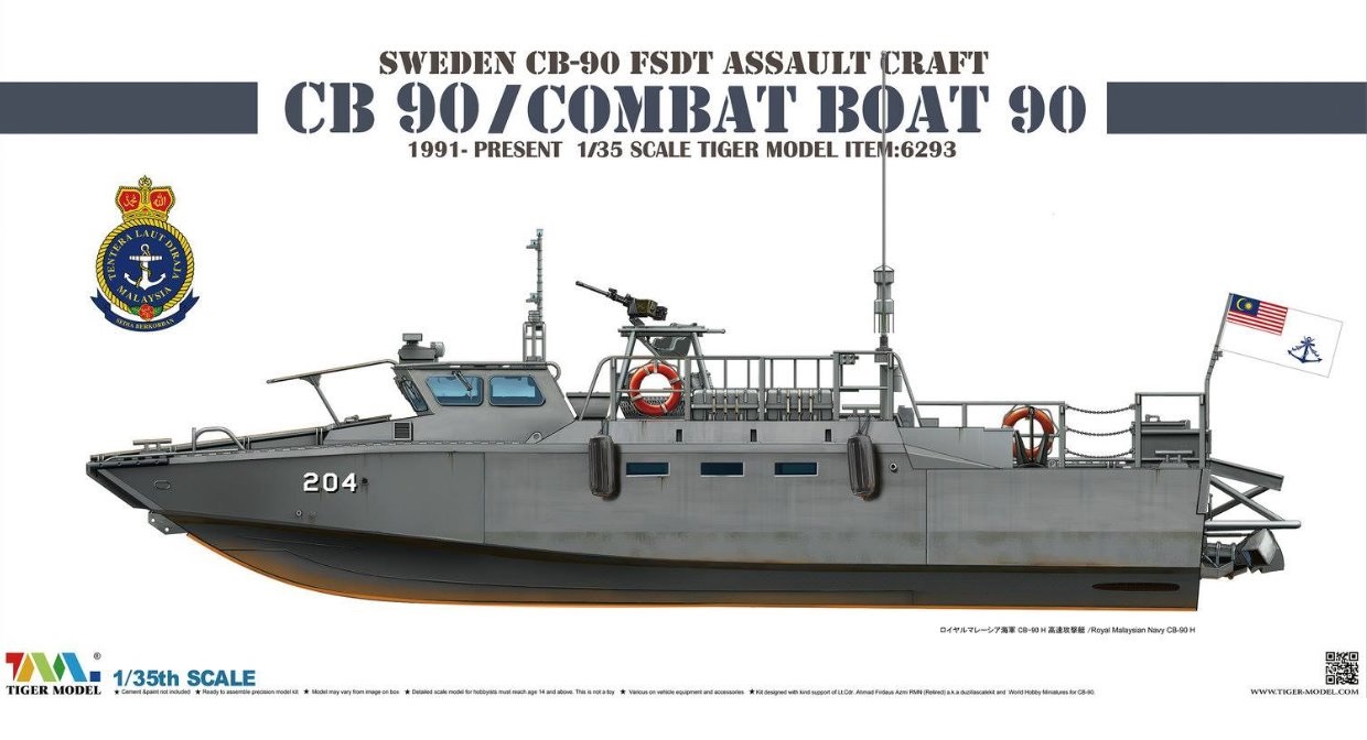 

6293 1/35 Sweden CB-90 H Fast Assault Craft