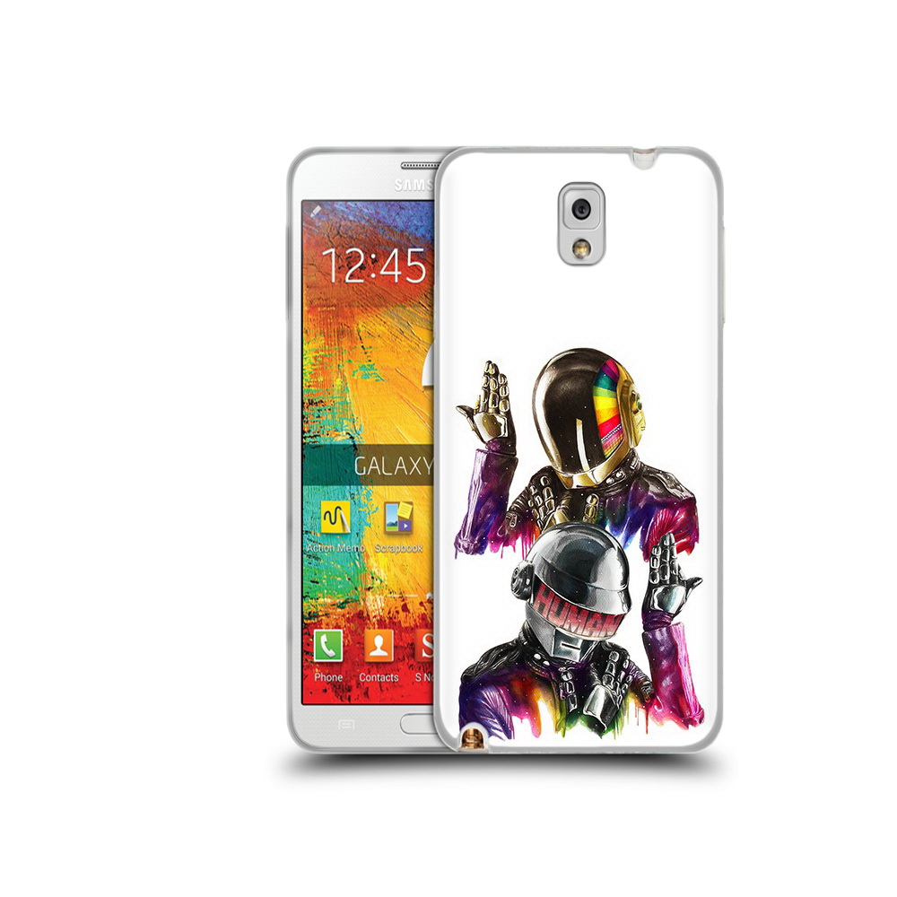 

Чехол MyPads Tocco для Samsung Galaxy Note 3 диско космонавты, Прозрачный, Tocco