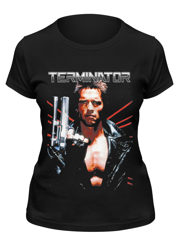

Футболка женская Printio Terminator черная 2XL, Черный, Terminator