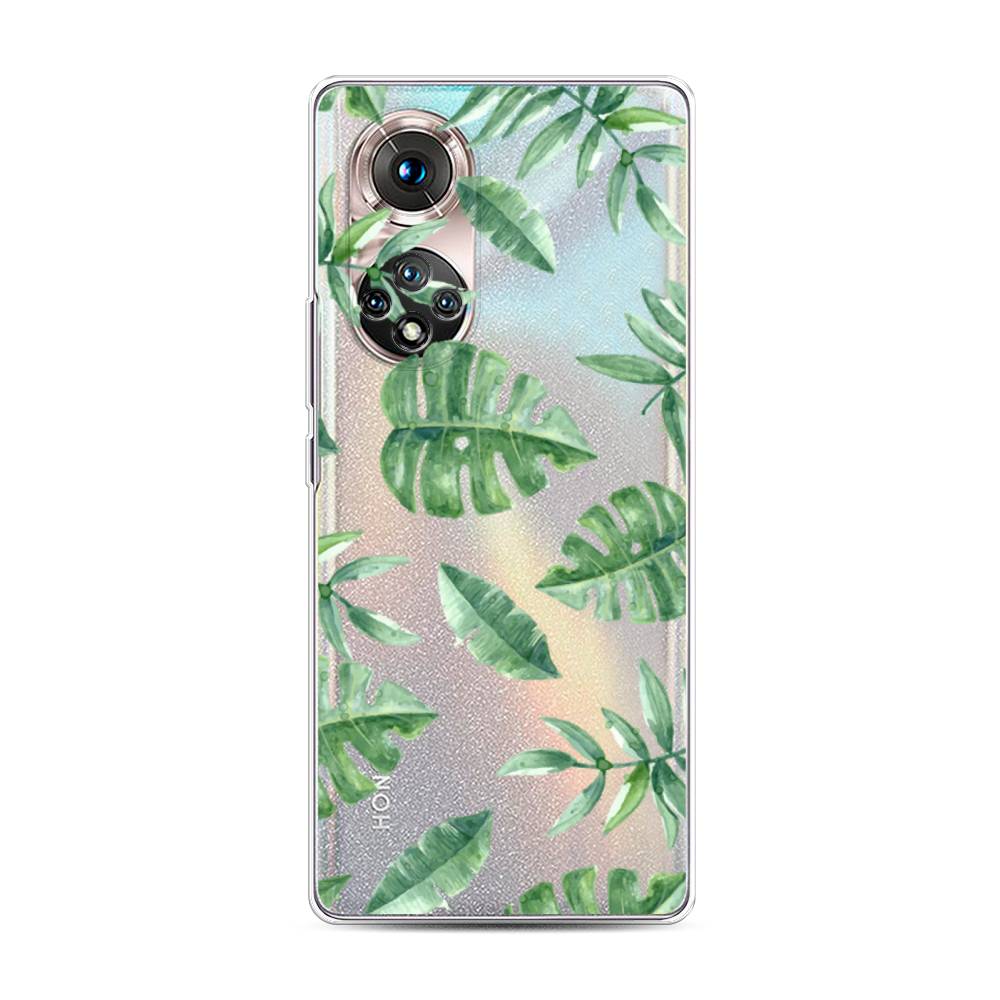 

Чехол Awog "Нарисованные пальмовые листья" для Honor 50 Pro, 6105550-4