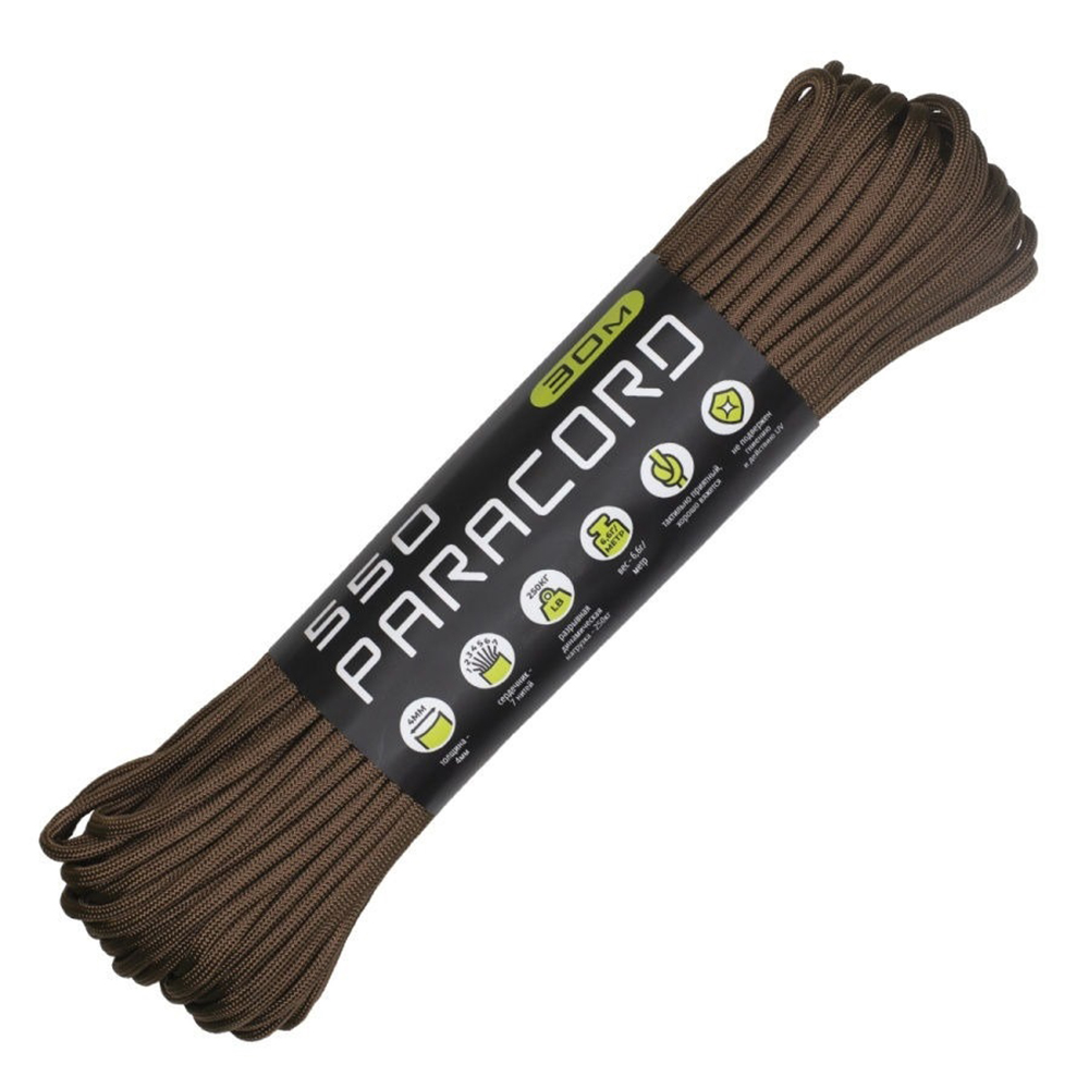 

Паракорд 550 Cord 30м (brown), Коричневый