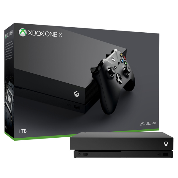 

Игровая приставка Microsoft Xbox One X, Черный, Xbox One X