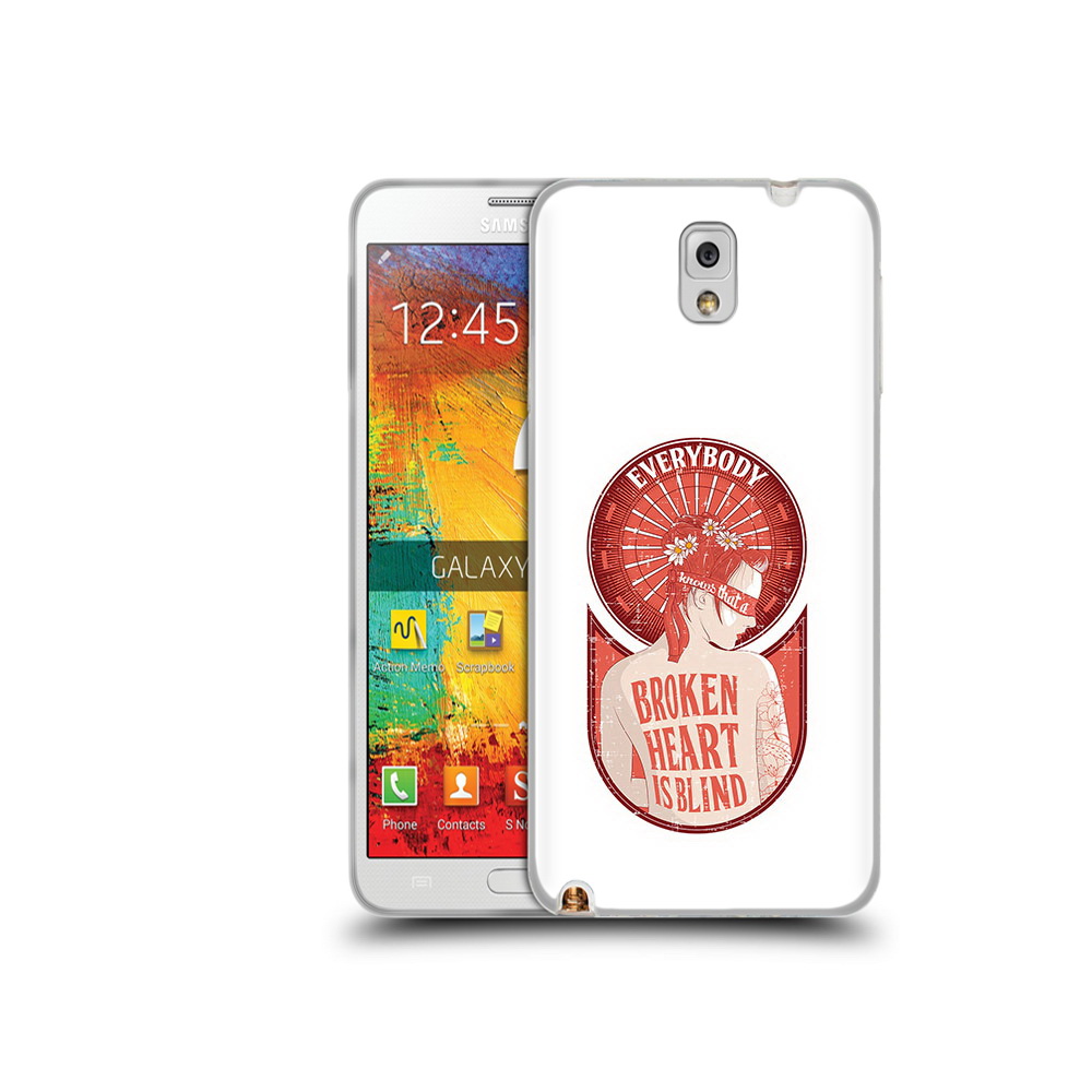 

Чехол MyPads Tocco для Samsung Galaxy Note 3 девушка разбитое сердце, Прозрачный, Tocco
