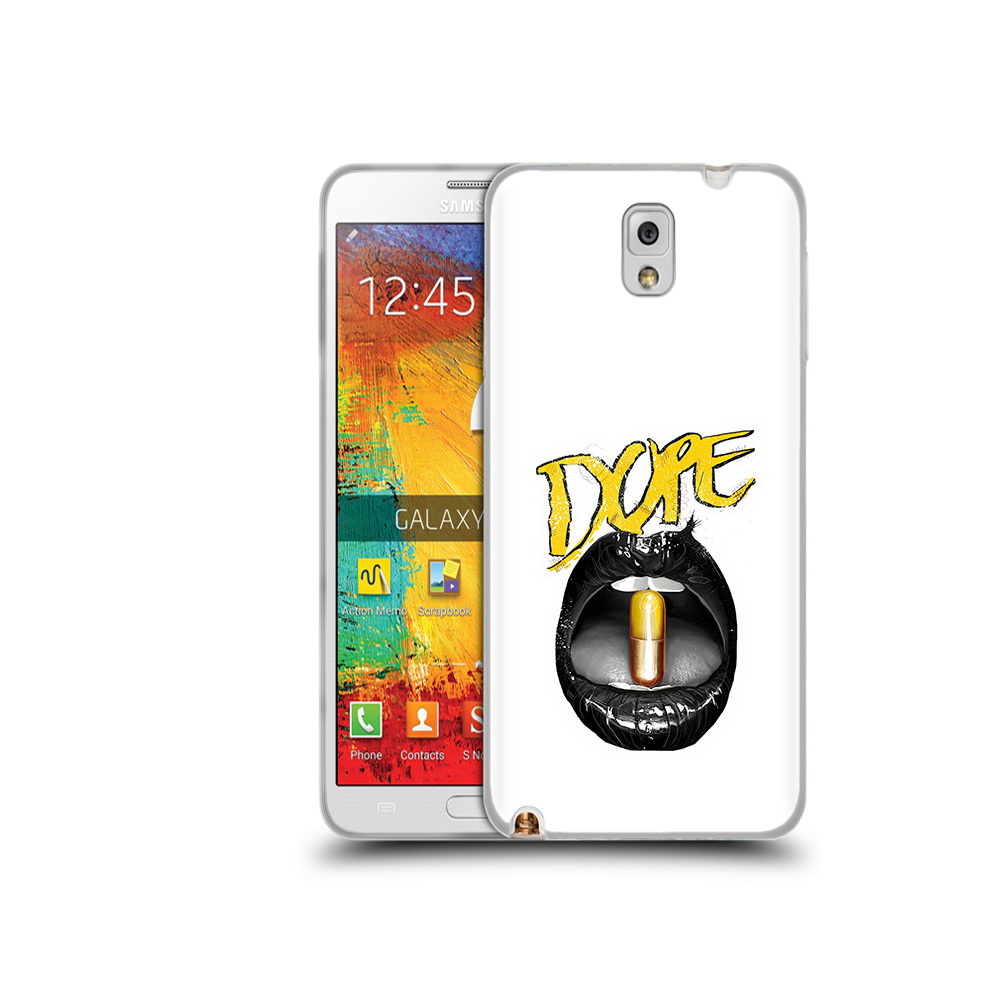 

Чехол MyPads Tocco для Samsung Galaxy Note 3 губы, Прозрачный, Tocco