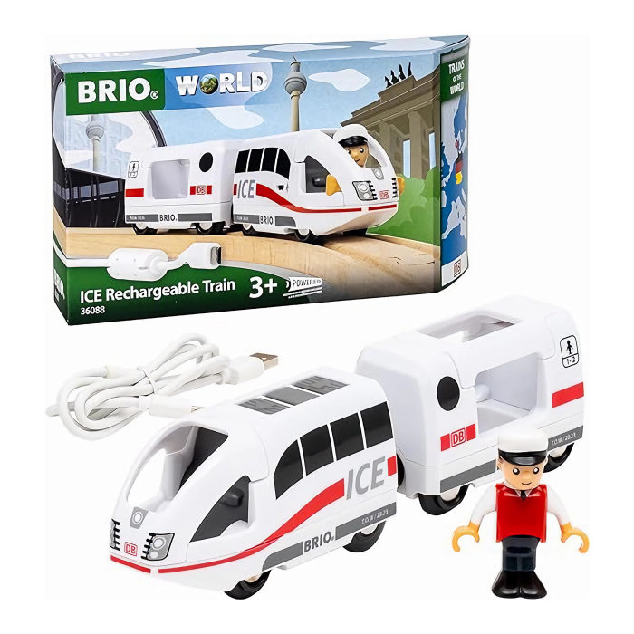 Поезд Brio пассажирский движвперед-назад с USB подзарядкой3 элемента 4735₽