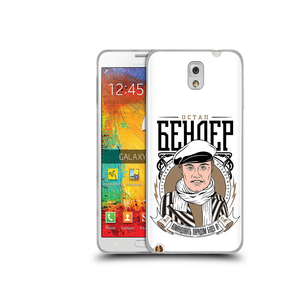 

Чехол MyPads Tocco для Samsung Galaxy Note 3 Бендер, Прозрачный, Tocco