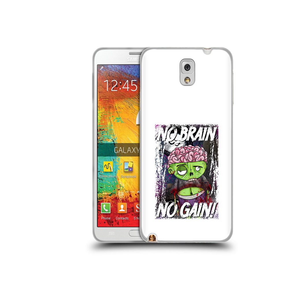 

Чехол MyPads Tocco для Samsung Galaxy Note 3 глупый зомби, Прозрачный, Tocco