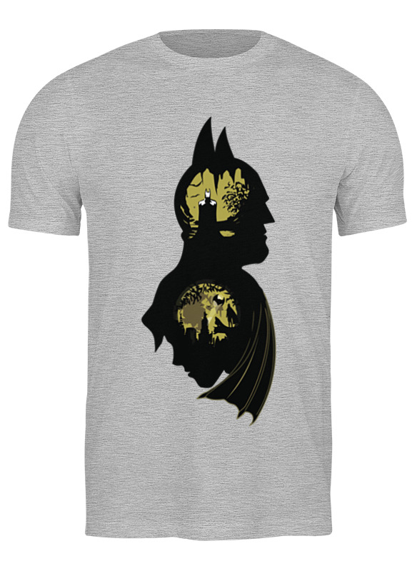

Футболка унисекс Printio Бэтмен (batman) серая 2XL, Серый, Бэтмен (batman)