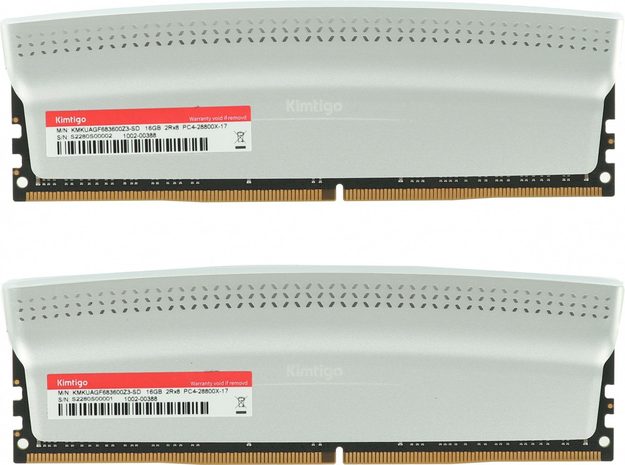 

Оперативная память Kimtigo (KMKUAGF683600Z3-SD), xGb, MHz