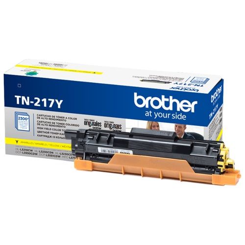Картридж для лазерного принтера Brother TN-217Y, желтый, оригинал