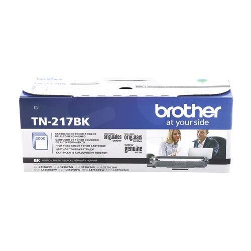 Картридж для лазерного принтера Brother TN-217BK, черный, оригинал