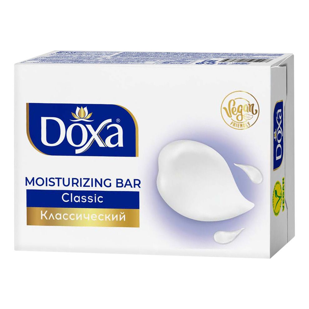 Мыло туалетное Doxa Beauty Classic, для всех типов кожи, твердое 90 г