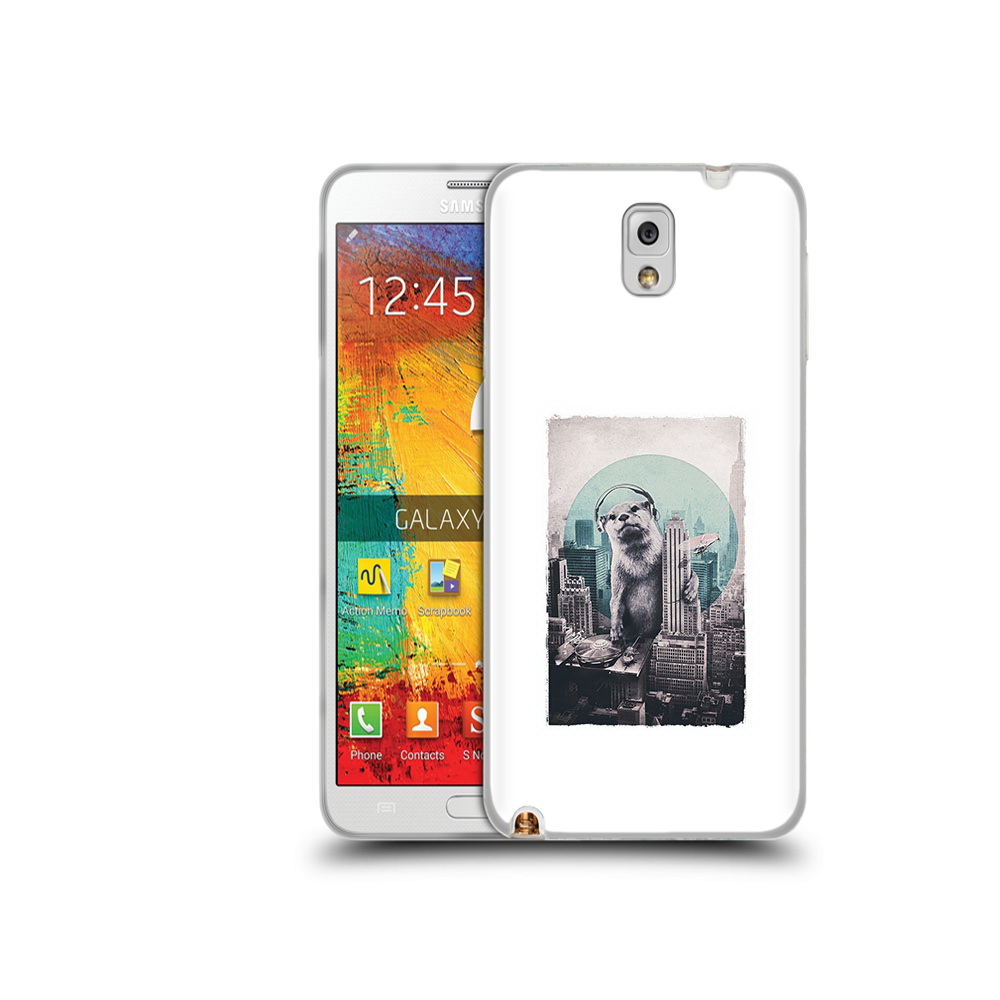 

Чехол MyPads Tocco для Samsung Galaxy Note 3 выдра в городе, Прозрачный, Tocco