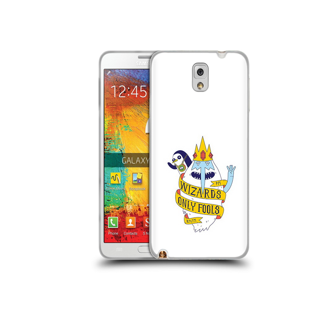 

Чехол MyPads Tocco для Samsung Galaxy Note 3 время приключений снежный король, Прозрачный, Tocco