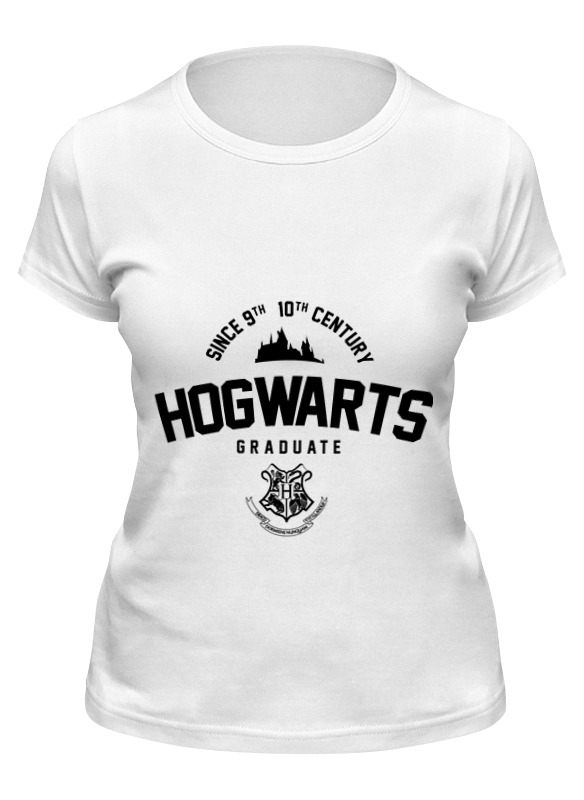 

Футболка мужская Printio Hogwarts graduate белая 2XL, Hogwarts graduate
