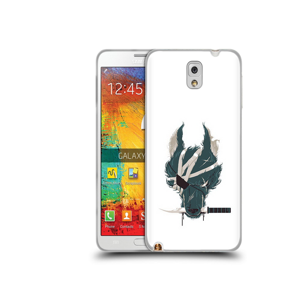 

Чехол MyPads Tocco для Samsung Galaxy Note 3 волк-разбойник, Прозрачный, Tocco
