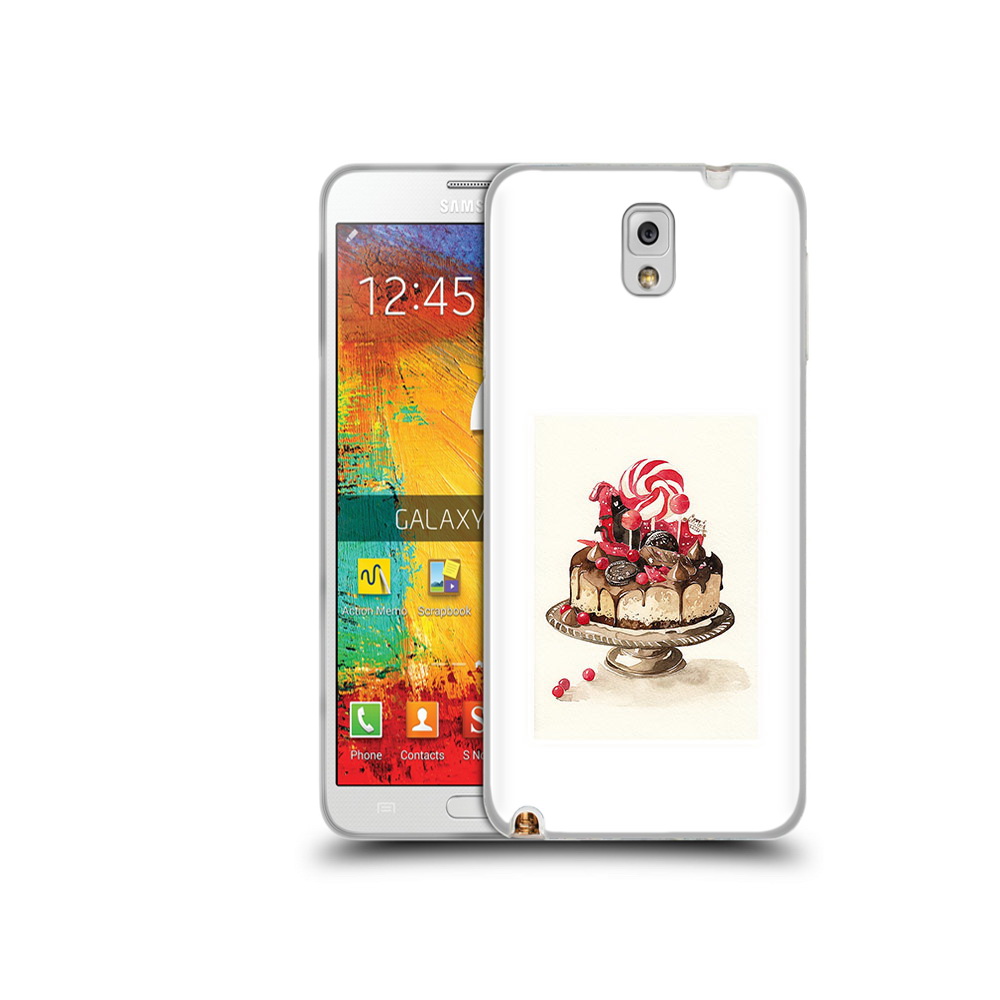 

Чехол MyPads Tocco для Samsung Galaxy Note 3 вкусный торт, Прозрачный, Tocco