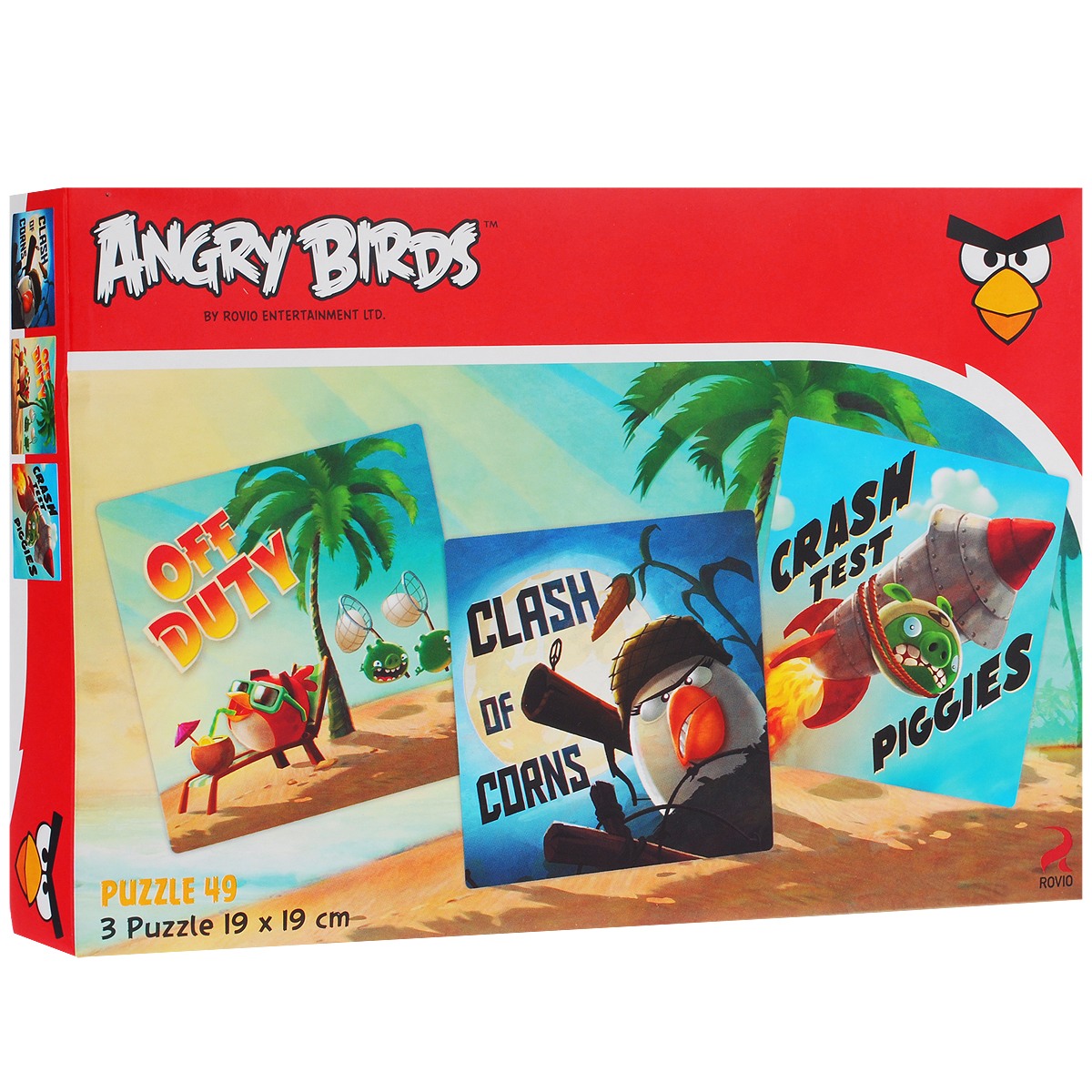 фото Пазлы hatber angry birds а5, 49 элементов 190х190 мм 3 картинки