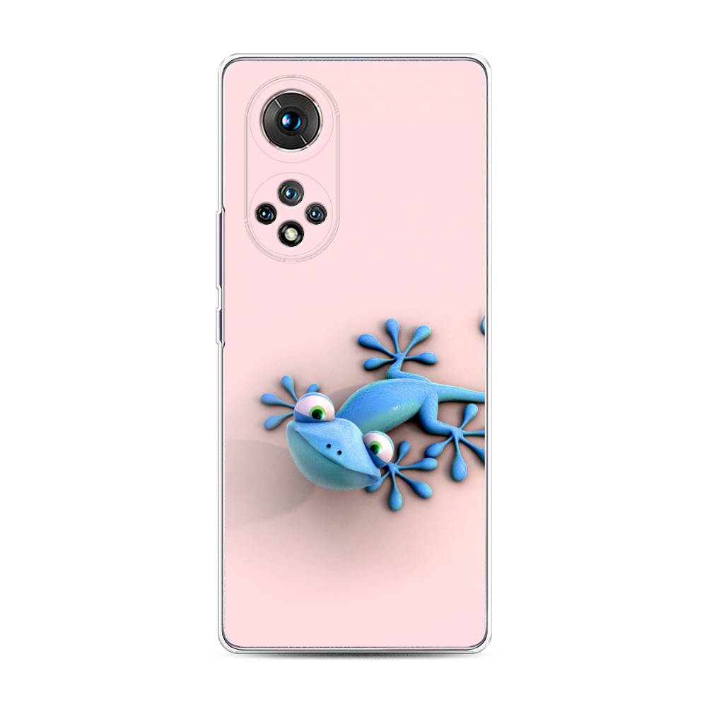 

Чехол Awog "Голубая ящерка" для Honor 50 Pro, 6105550-2