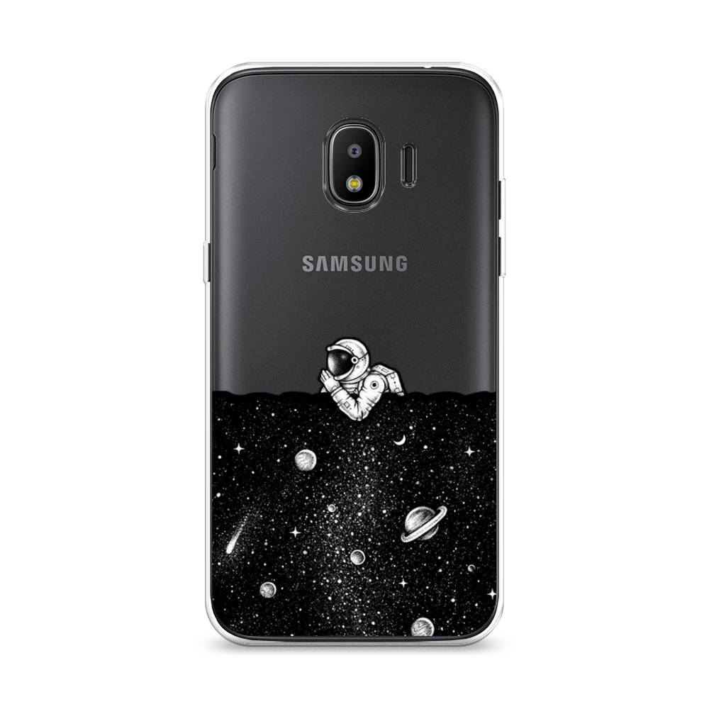 

Чехол Awog на Samsung Galaxy J2 2018 "Космический сон", Серый, 25650-4