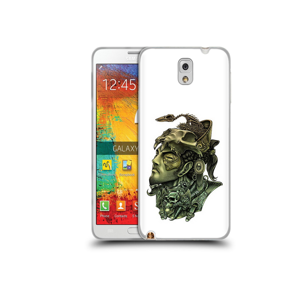 

Чехол MyPads Tocco для Samsung Galaxy Note 3 бронзовый воин, Прозрачный, Tocco