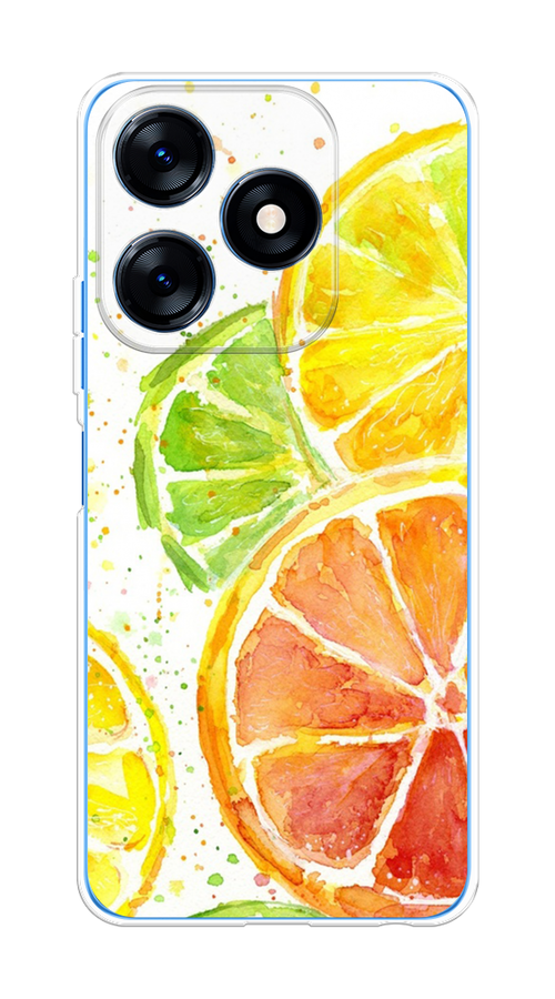

Чехол на Tecno Spark 10/10C "Цитрусовые", Белый;желтый;красный;зеленый, 303550-1