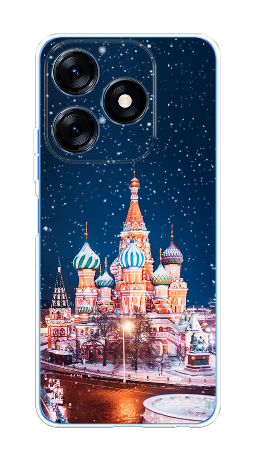 

Чехол на Tecno Spark 10/10C "Москва 1", Коричневый;синий;белый, 303550-1