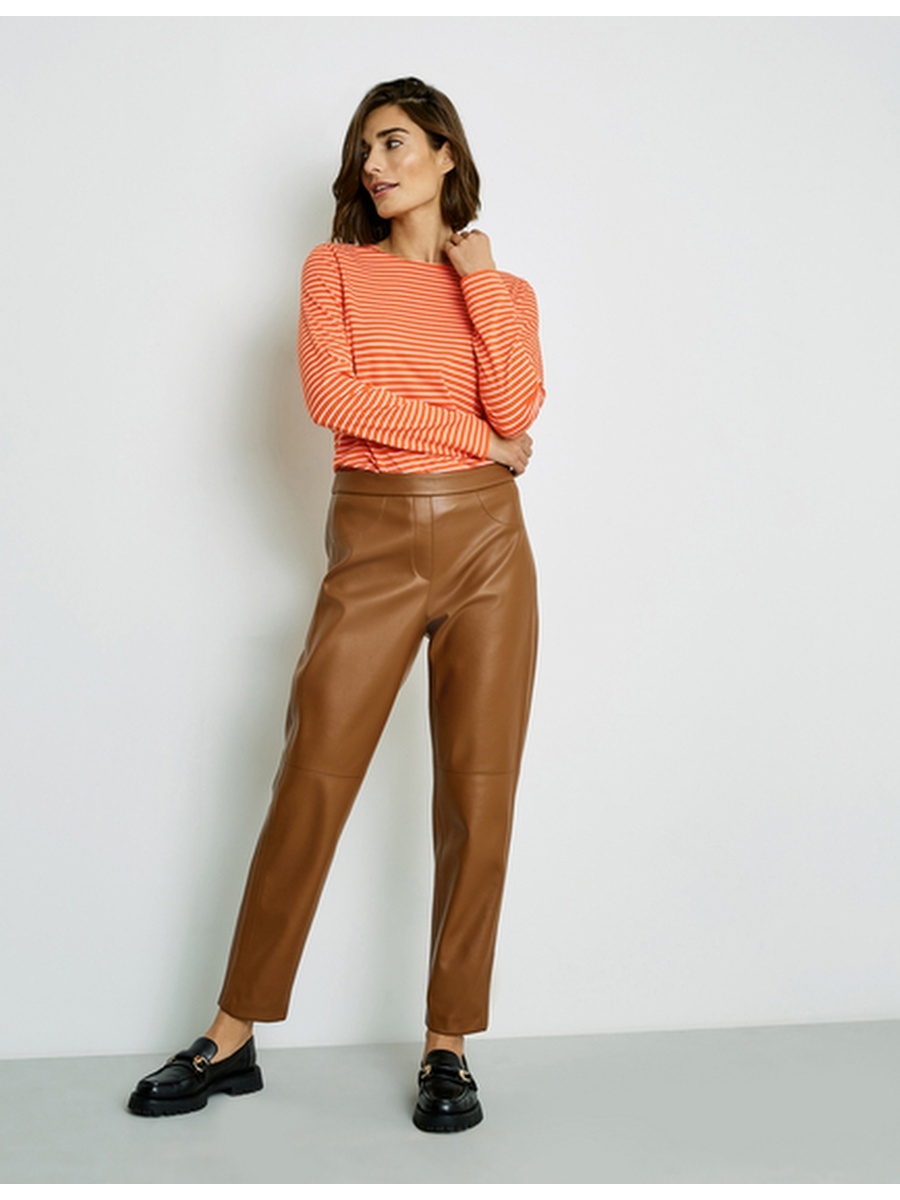 

Брюки женские Gerry Weber 620006-31305-70456 коричневые 44, 620006-31305-70456