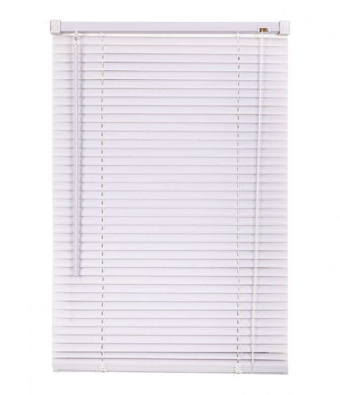 

Жалюзи пластиковые горизонтальные белые 100х160 см